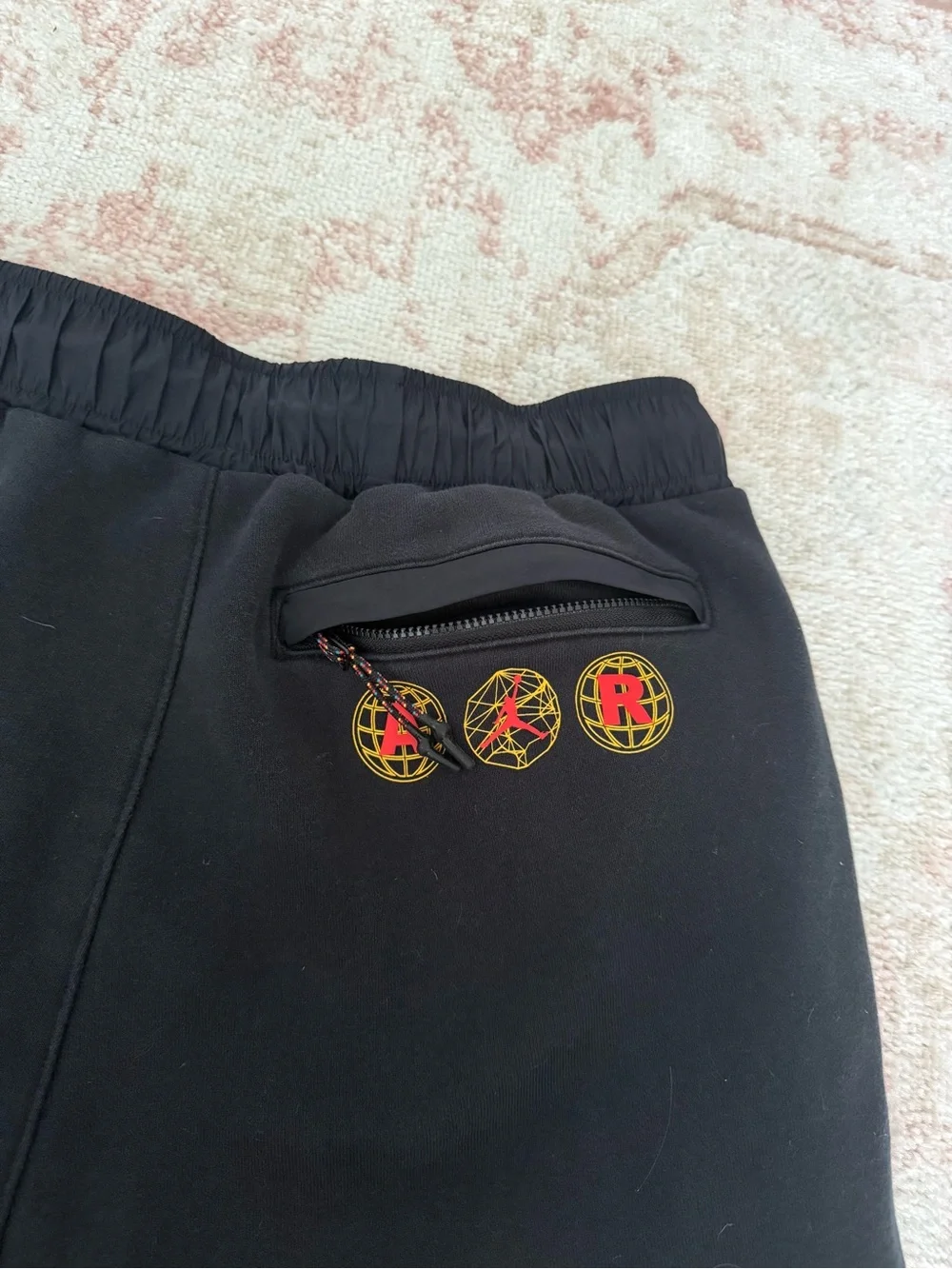 Jordan Black Matching Set Pullover Hoodie and Sweatpants